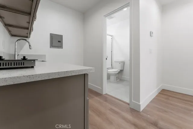 a view of a bathroom with a sink and a toilet