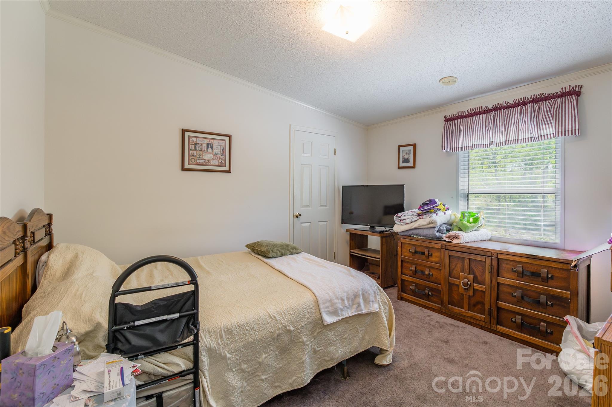 777 John Doster Road Pageland, SC 29728 - Photo 24 of 34 a bedroom with a bed and a television