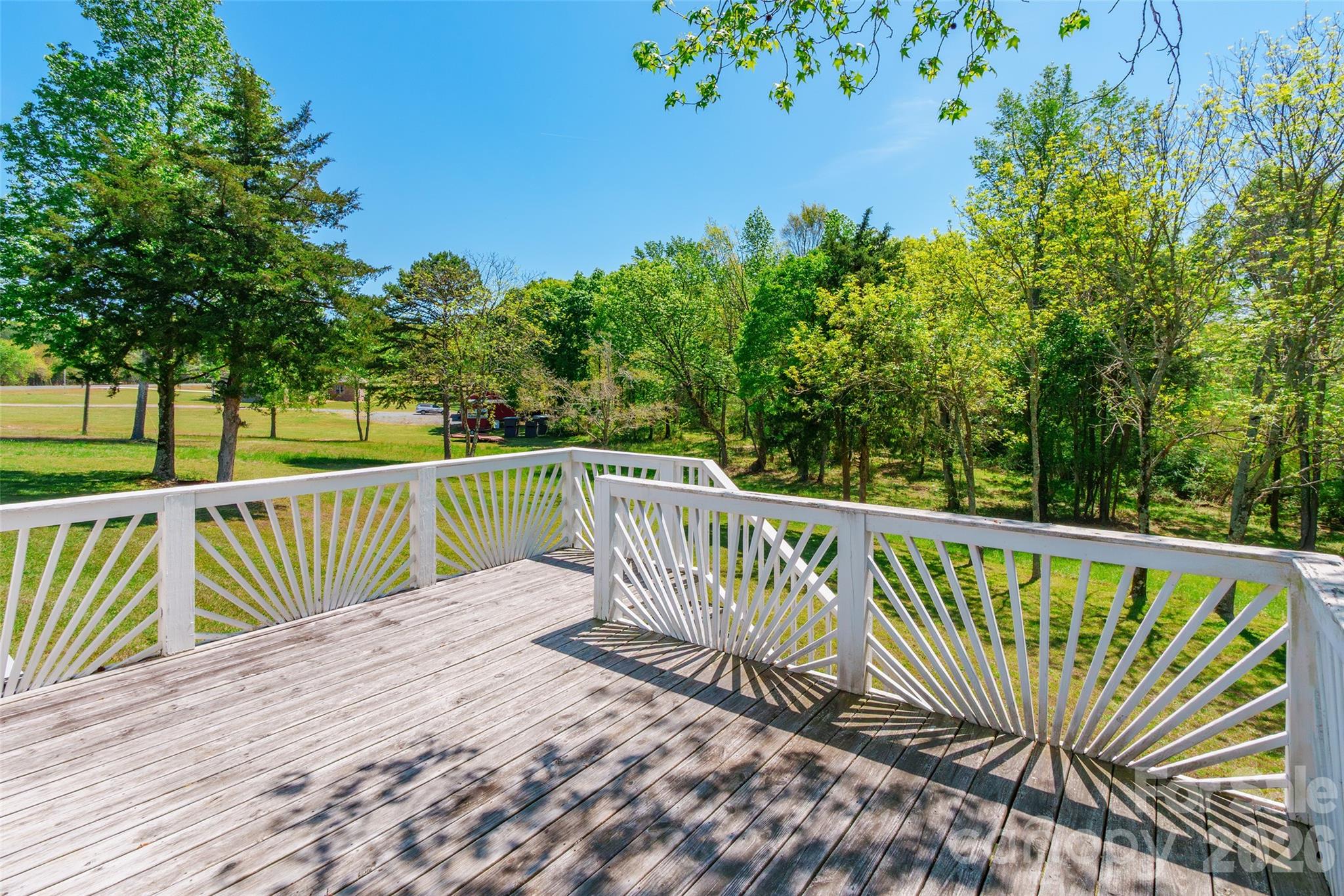 777 John Doster Road Pageland, SC 29728 - Photo 28 of 34 a view of balcony with wooden floor and fence