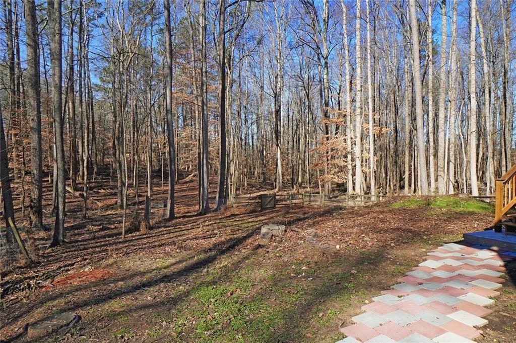 5295 Ridge Road Douglasville, GA 30134 - Photo 33 of 36 a view of a backyard with pathway