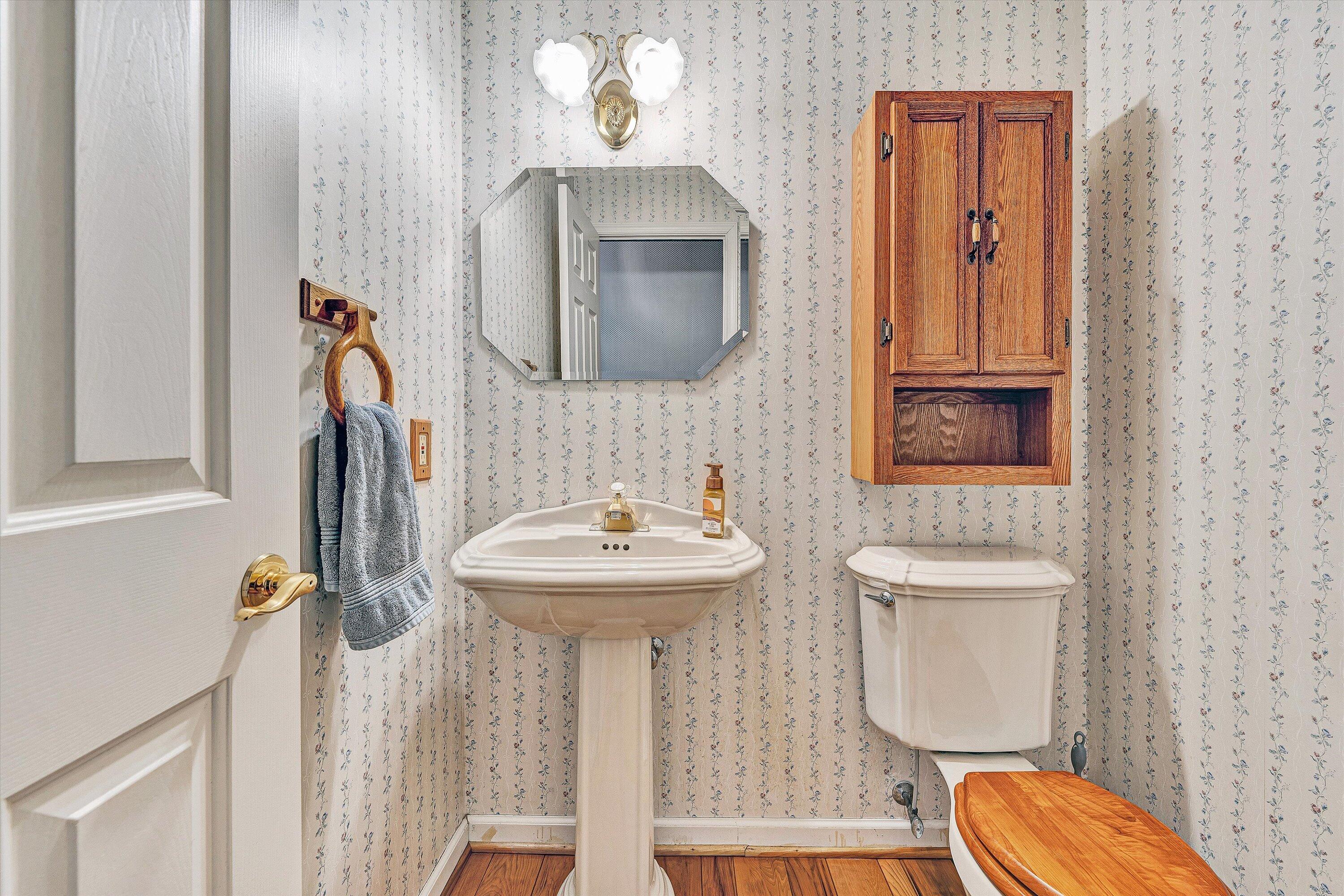 29 Serenity Lane Blue Ridge, VA 24064 - Photo 20 of 81 a bathroom with a sink a toilet and mirror