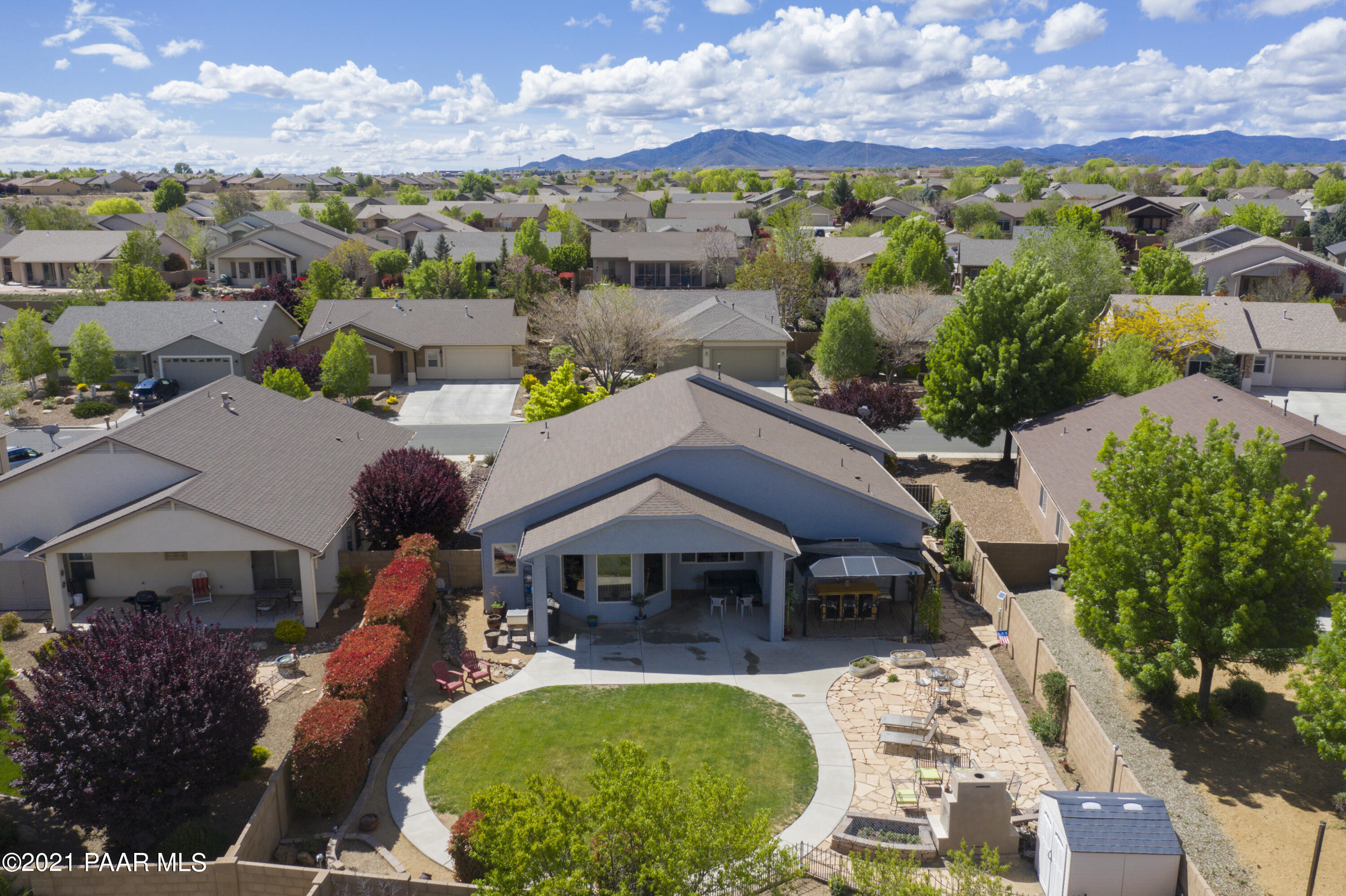 6582 Farmstead Road, Unit 3 Prescott Valley, AZ 86314 - Photo 22 of 41 a view of houses with outdoor space
