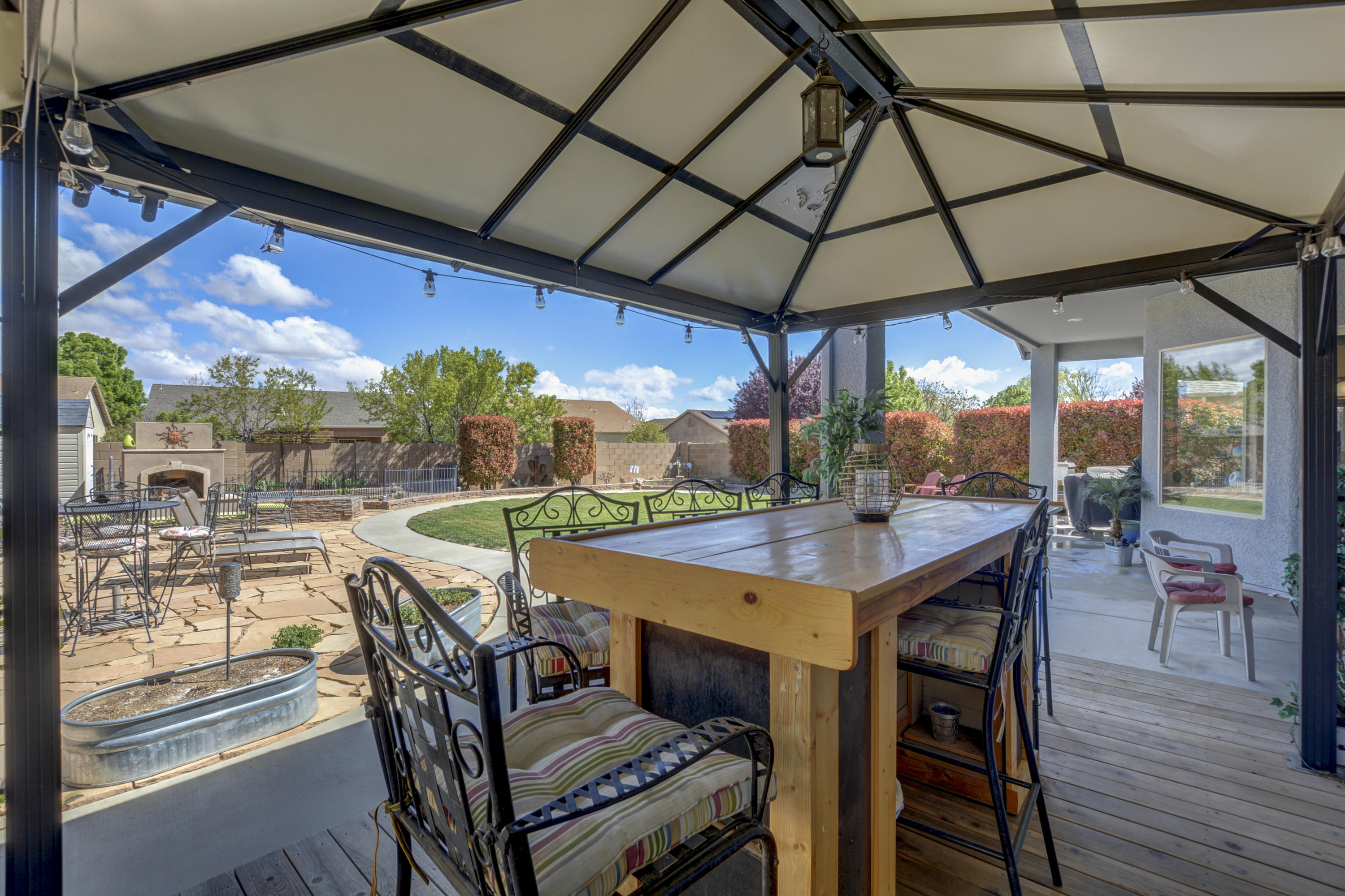 6582 Farmstead Road, Unit 3 Prescott Valley, AZ 86314 - Photo 25 of 41 a view of an outdoor dining space with furniture
