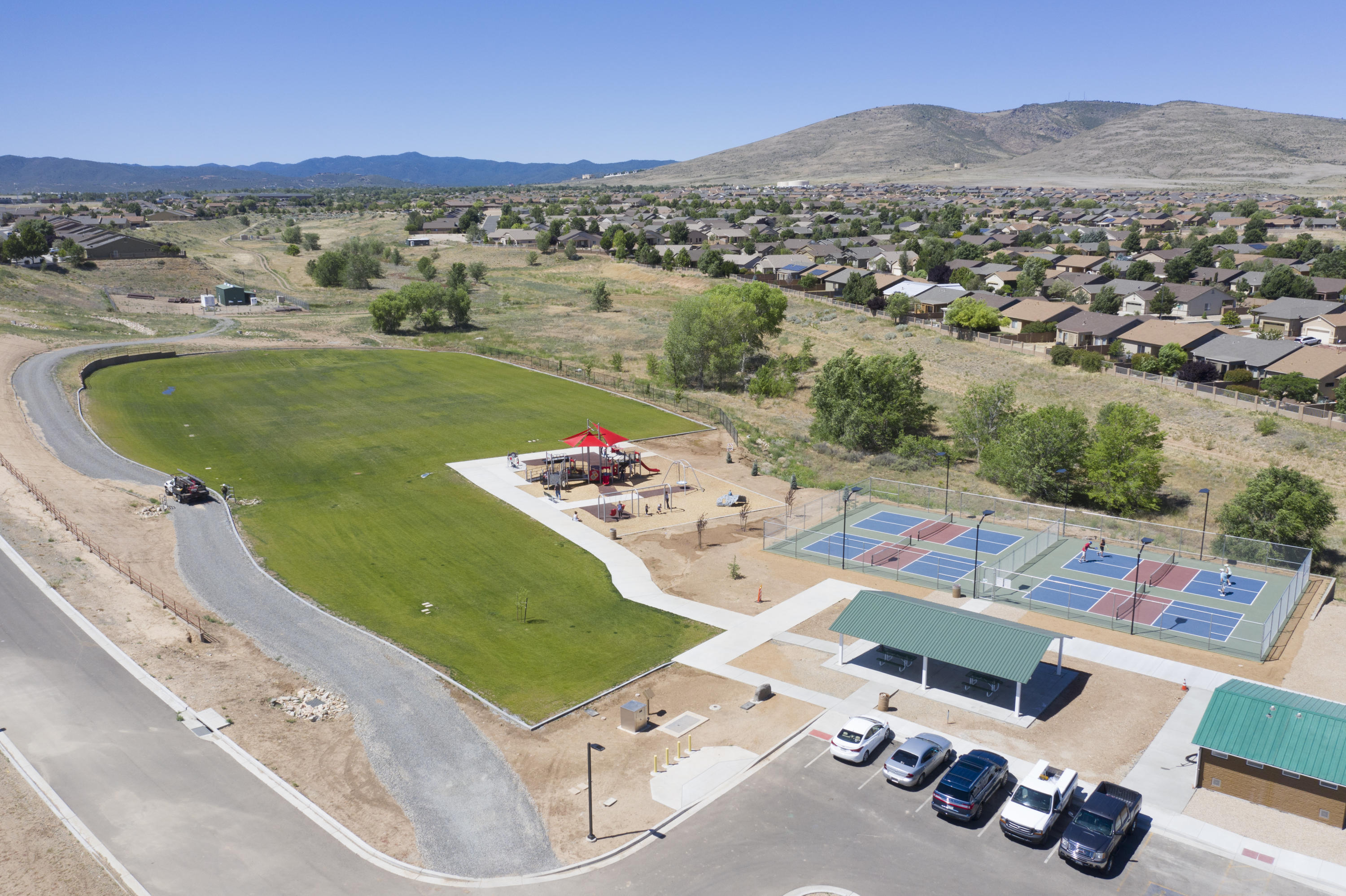 6582 Farmstead Road, Unit 3 Prescott Valley, AZ 86314 - Photo 41 of 41 view of outdoor space with seating area
