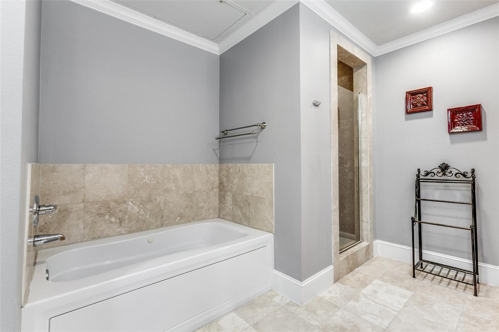 5055 Addison Circle, Unit 205 Addison, TX 75001 - Photo 19 of 24 Separate Shower and jetted tub