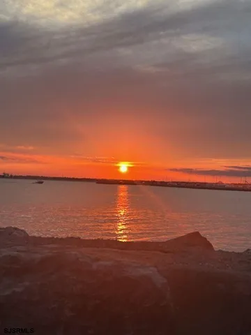 a view of an ocean and beach