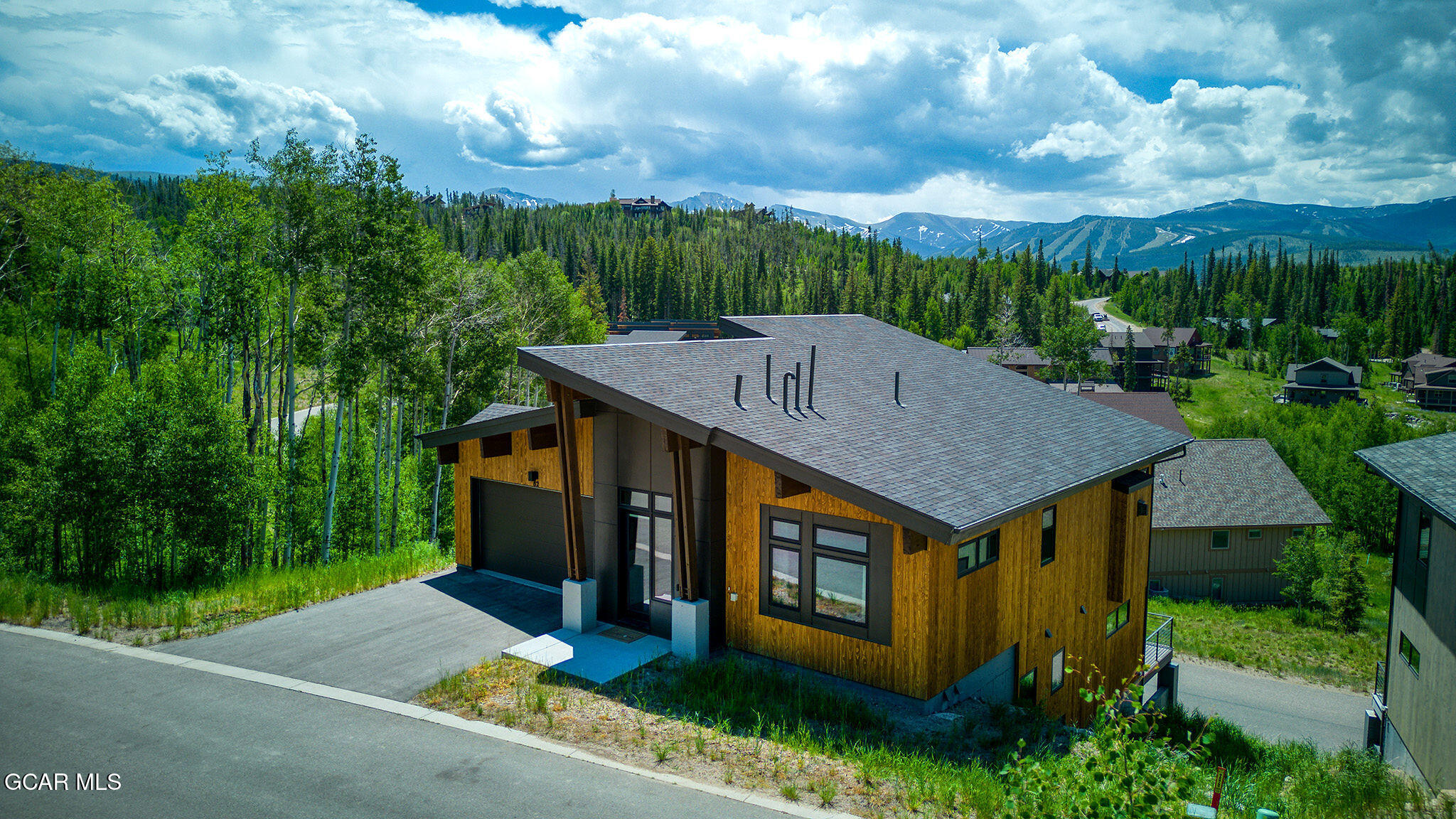 82 Game Trail Fraser, CO 80442 - Photo 42 of 51 an aerial view of a house having yard patio and table