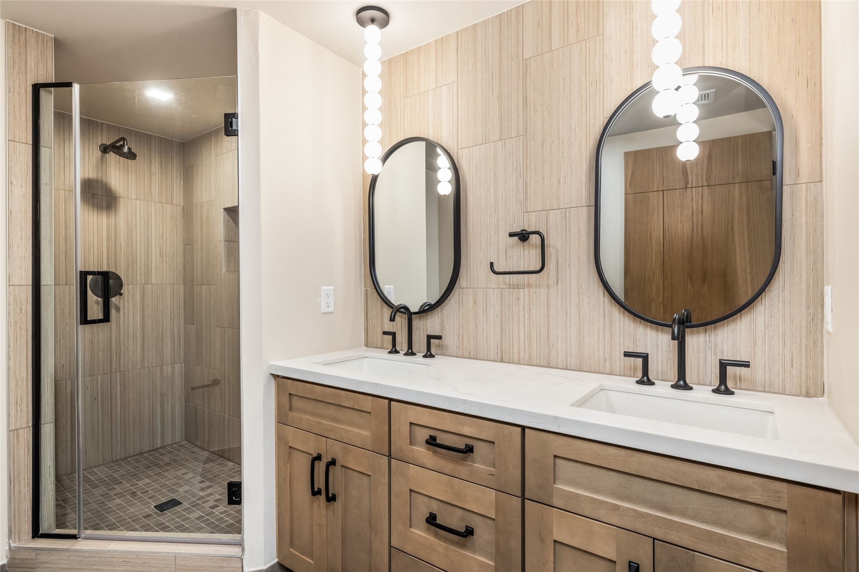 80 West Main Street, Unit 305 Frisco, CO 80443 - Photo 12 of 46 a bathroom with a double vanity sink and a mirror