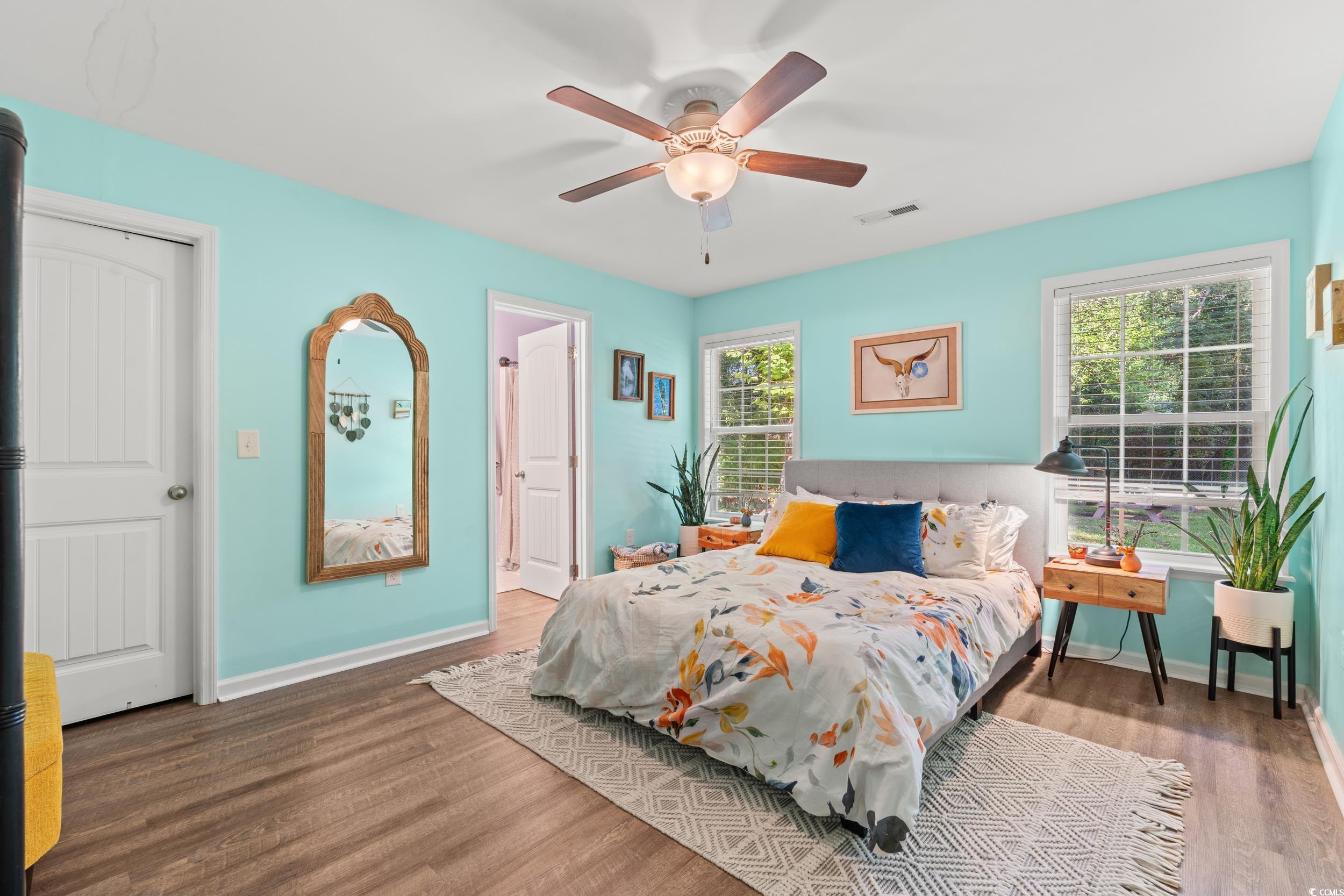 1208 10th Avenue Conway, SC 29526 - Photo 14 of 34 Bedroom featuring multiple windows, ceiling fan, a