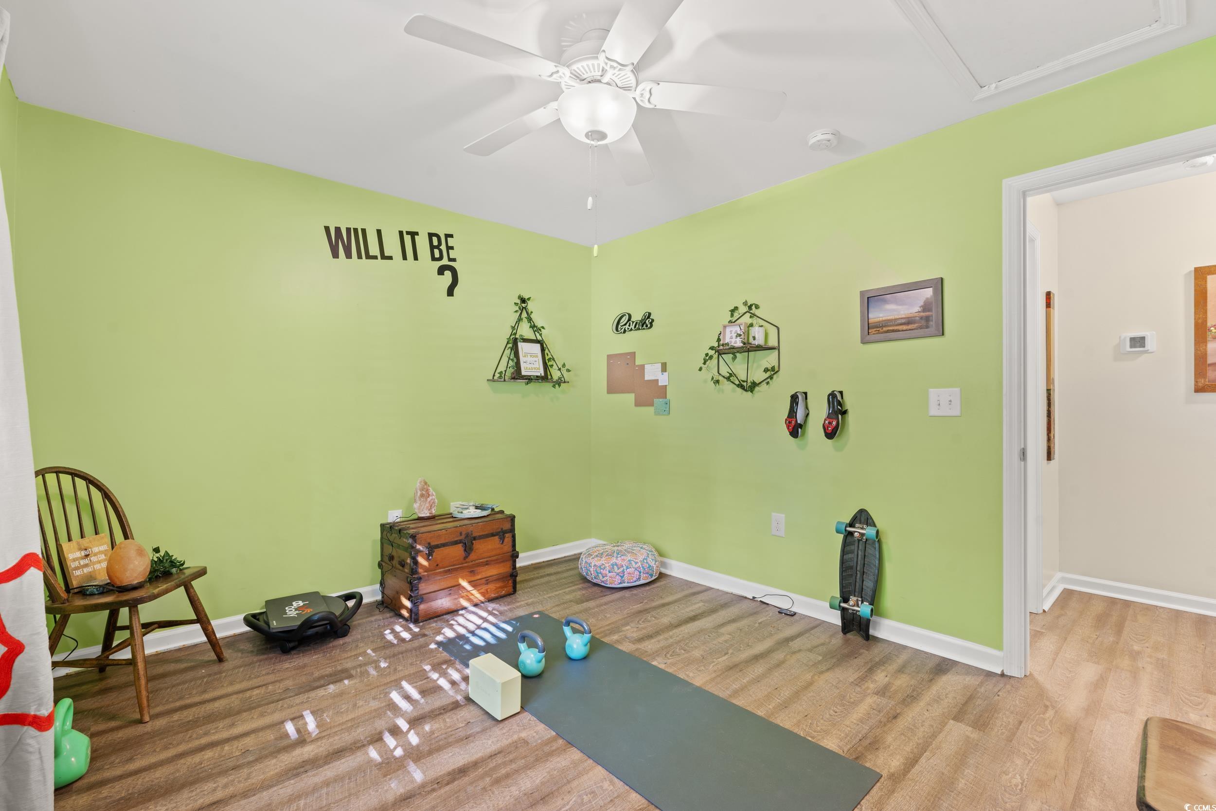 1208 10th Avenue Conway, SC 29526 - Photo 25 of 34 Exercise room featuring hardwood / wood-style floo