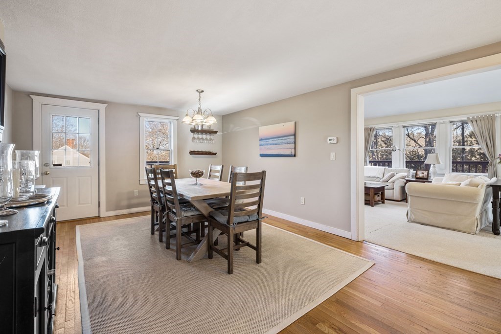18 Harris Street Clinton, MA 01510 - Photo 5 of 31 a view of a dining room with furniture and chandelier