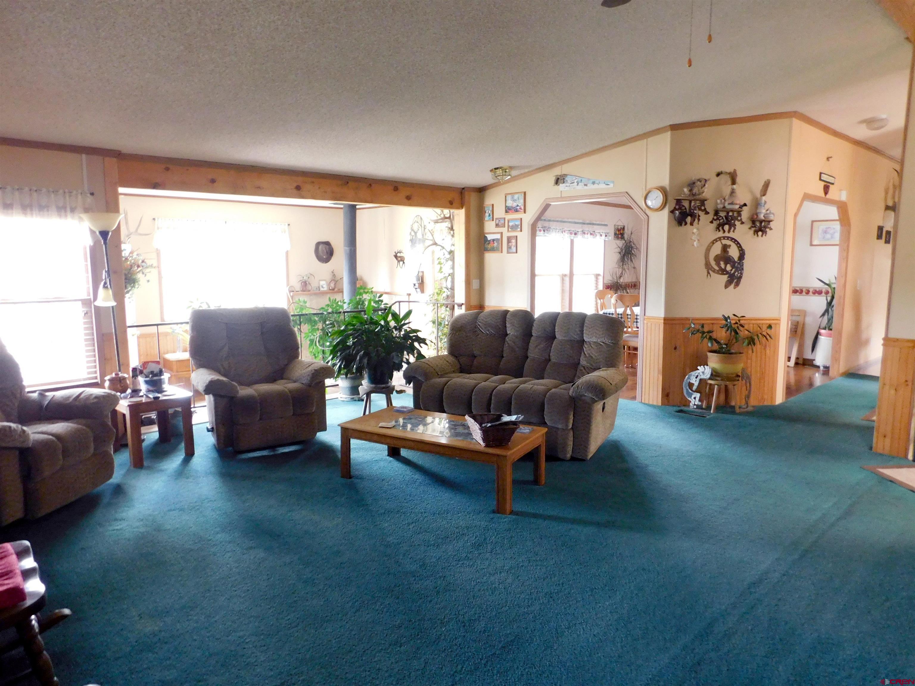 600 County Road 8F Egnar, CO 81325 - Photo 5 of 45 a living room with furniture and a large window