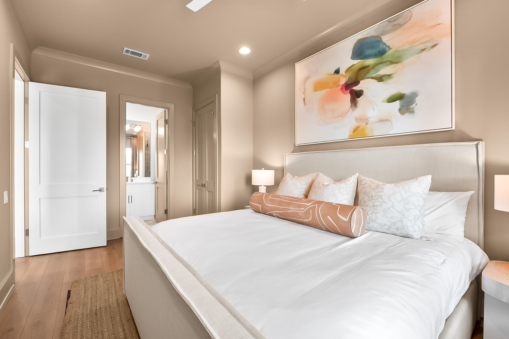 70 Marthas Lane, Unit 1103 Santa Rosa Beach, FL 32459 - Photo 15 of 29 a large white bed in a white room