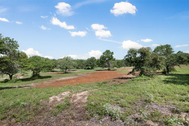 a view of backyard with outdoor space