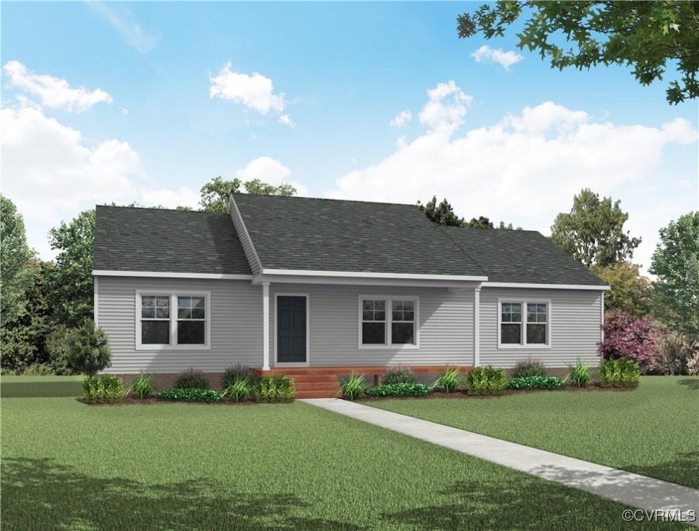 4865 Three Chopt Road Louisa, VA 23093 - Photo 1 of 14 a front view of a house with a garden