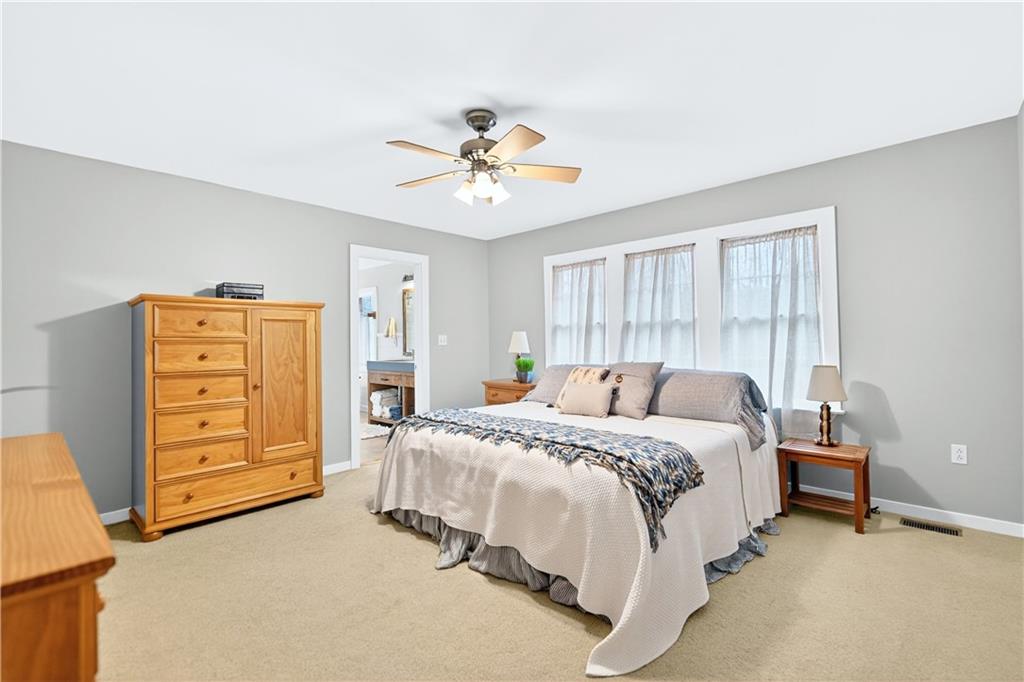 687 Old Millcreek Road Hookstown, PA 15050 - Photo 17 of 50 a bedroom with a bed and a closet