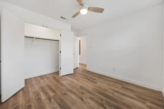 wooden floor in an empty room