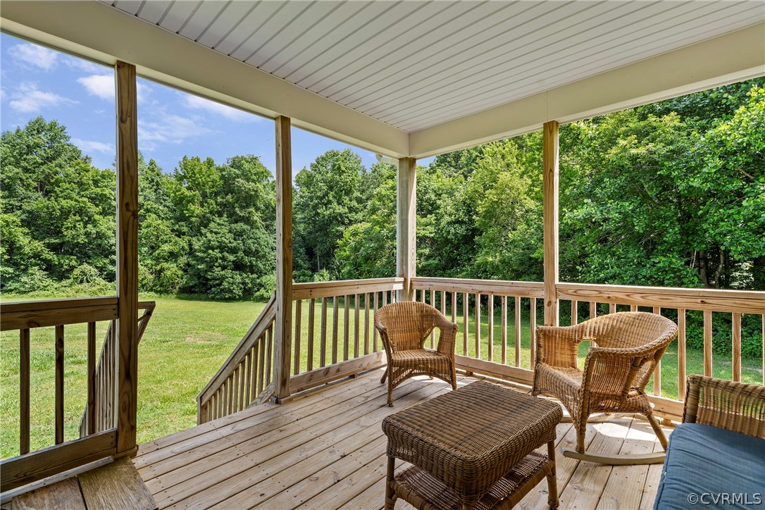 13514 Old Stage Road Hopewell, VA 23860 - Photo 39 of 42 a view of a chair and table on the balcony