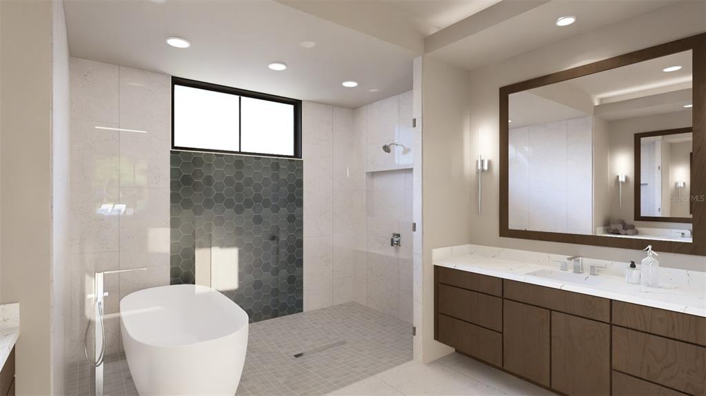 6023 Southwest 124th Way Archer, FL 32618 - Photo 9 of 21 a bathroom with a double vanity sink toilet and shower