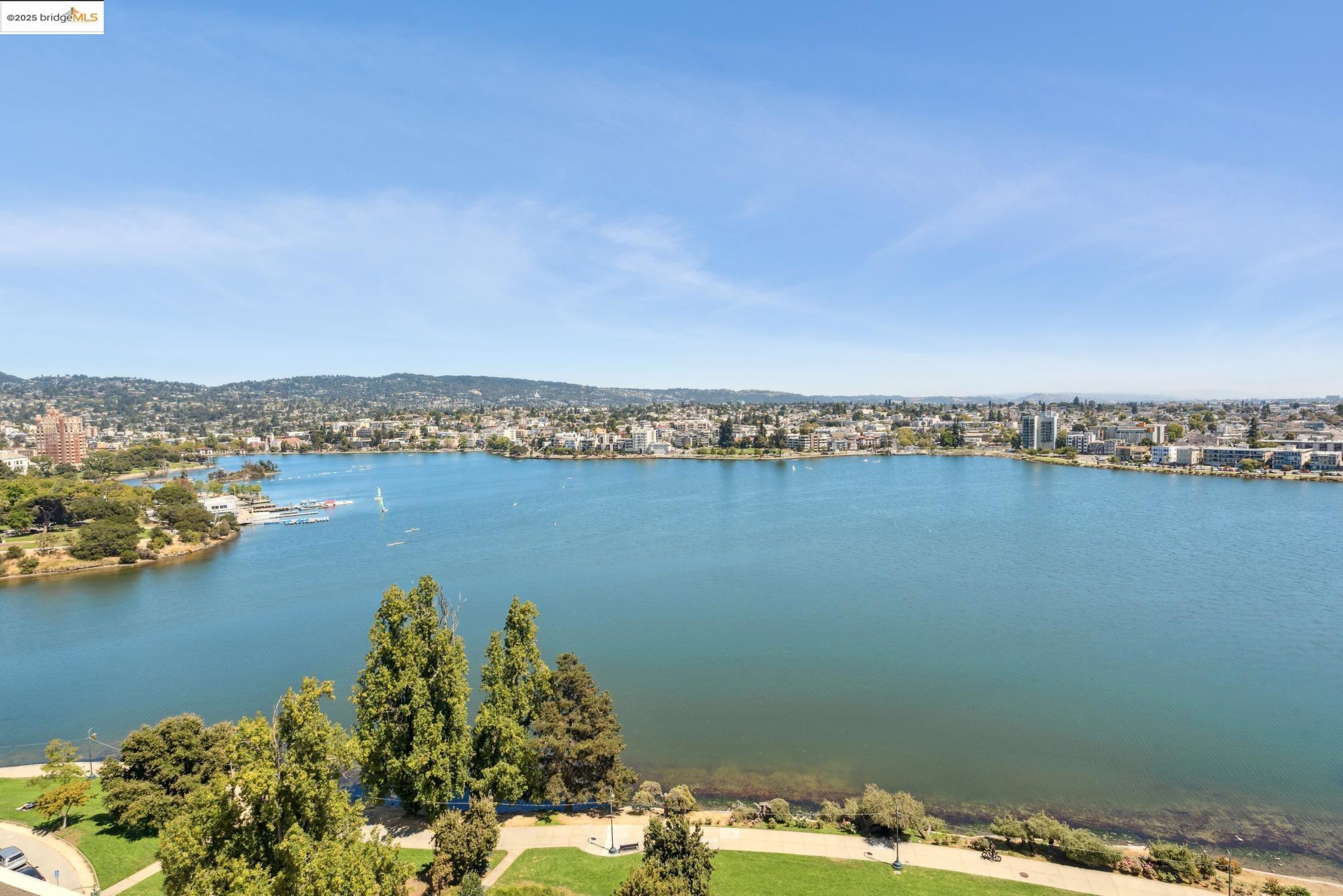 1555 Lakeside Drive, Unit 190 Oakland, CA 94612 - Photo 16 of 45 a view of a lake with houses