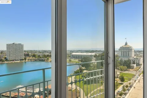 a view of a city from a window