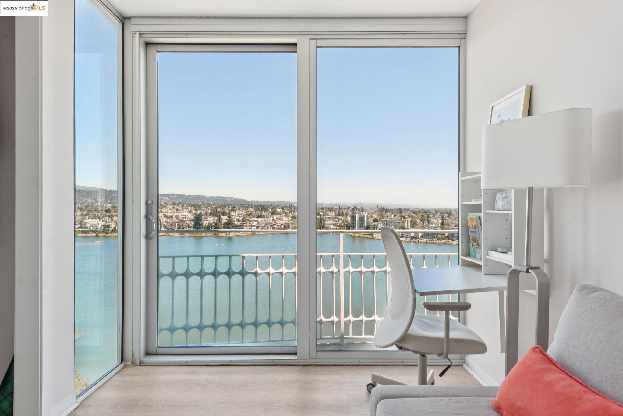 1555 Lakeside Drive, Unit 190 Oakland, CA 94612 - Photo 36 of 45 a view of a balcony with chair and table