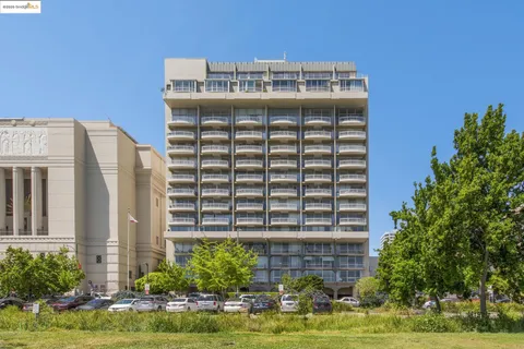 a front view of a building