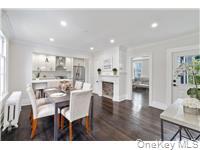 78 Main Street Tappan, NY 10983 - Photo 17 of 25 a dining room with furniture wooden floor and a kitchen view