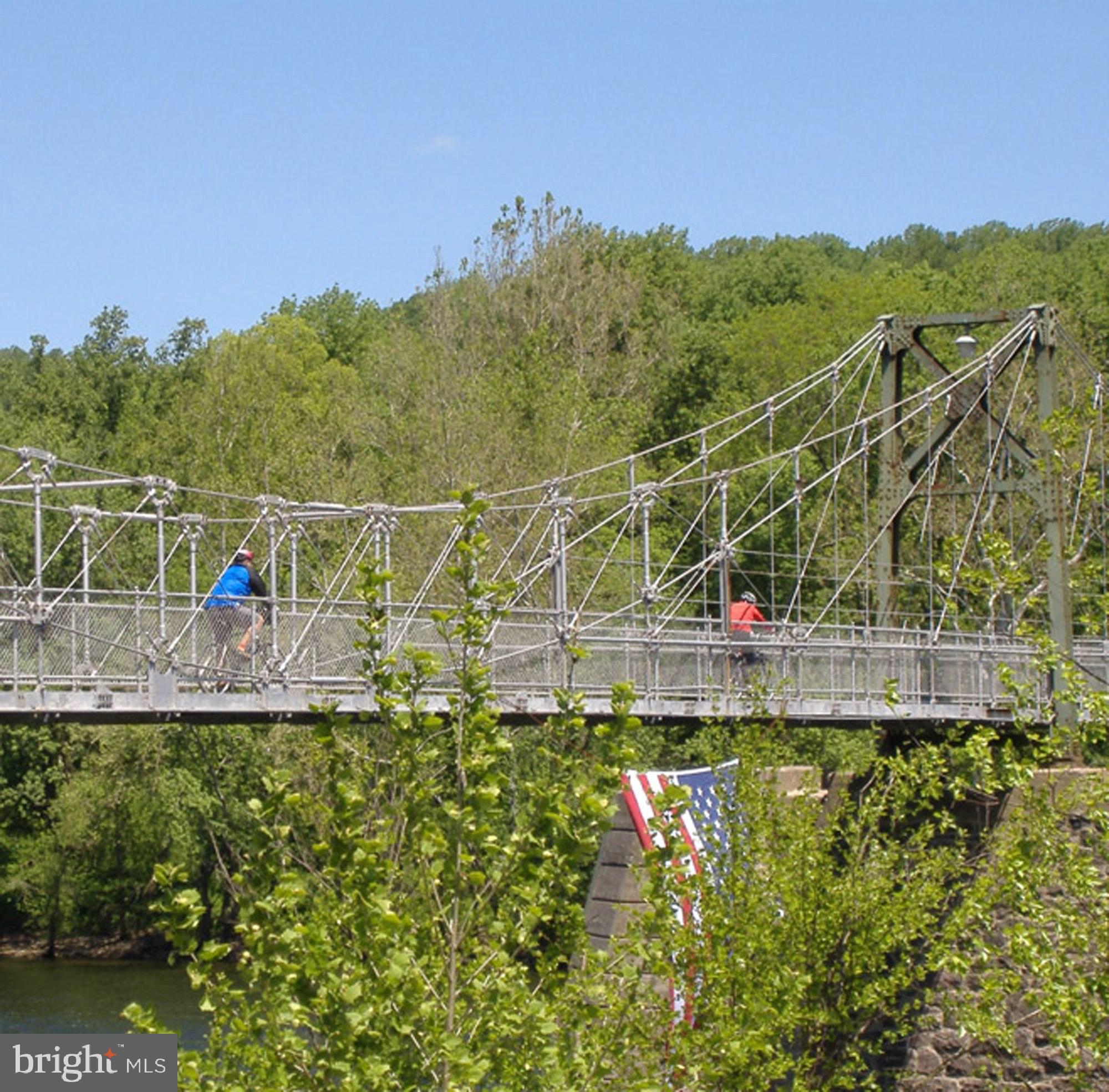3697 River Road Lumberville, PA 18933 - Photo 51 of 53 Pedestrian Bridge to NJ