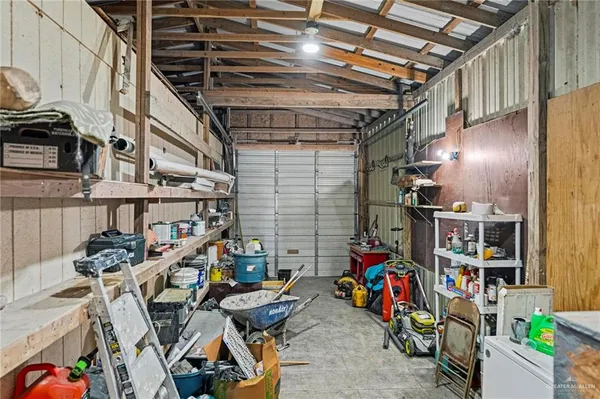 a view of storage and utility room