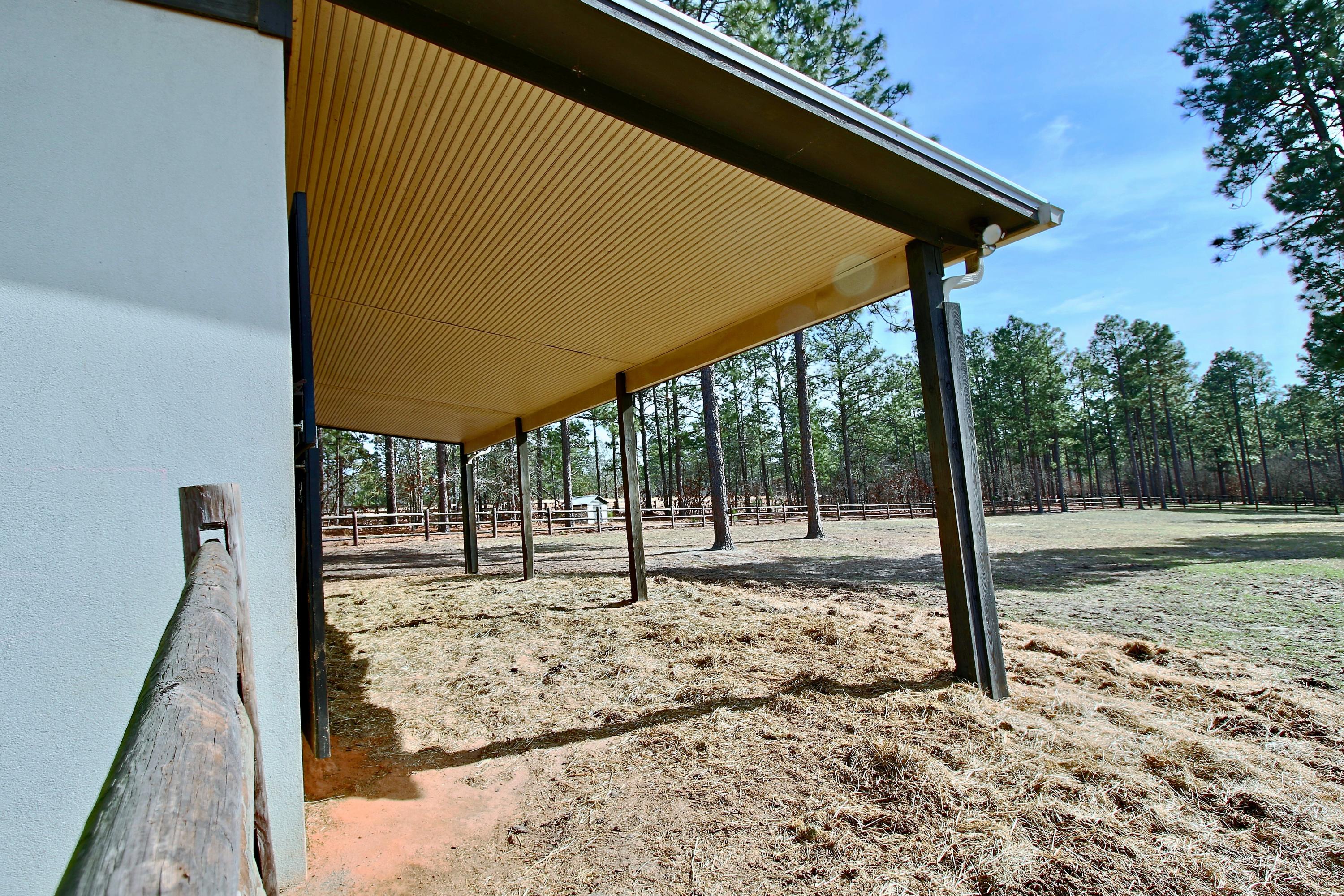 205 McDeeds Creek Road Carthage, NC 28327 - Photo 50 of 56 Barn Over Hang Right Side