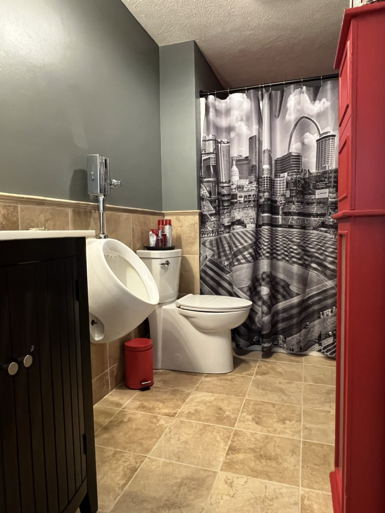 12747 Harrold Point Road Wapella, IL 61777 - Photo 35 of 48 a bathroom with a sink toilet and shower
