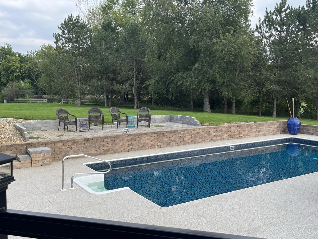 12747 Harrold Point Road Wapella, IL 61777 - Photo 43 of 48 a view of a yard with a sitting area