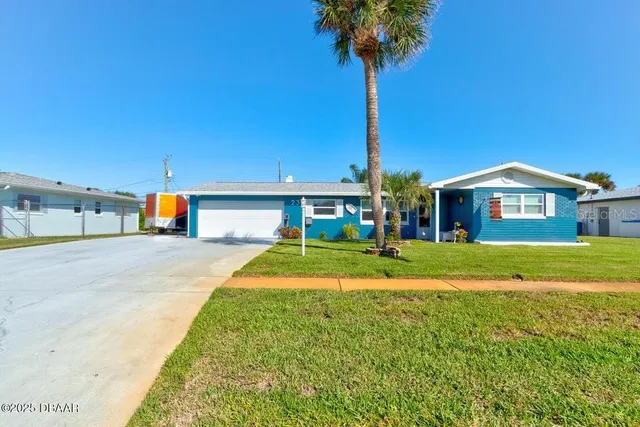 a view of outdoor space and deck