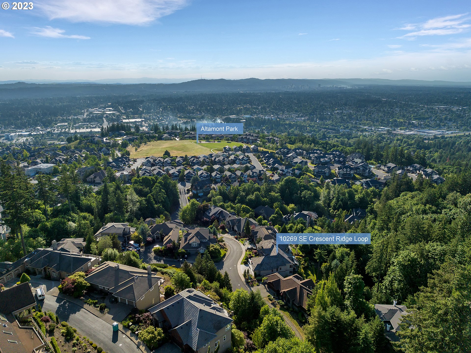 10269 Southeast Crescent Ridge Loop Happy Valley, OR 97086 - Photo 46 of 48 Drone View/UAV