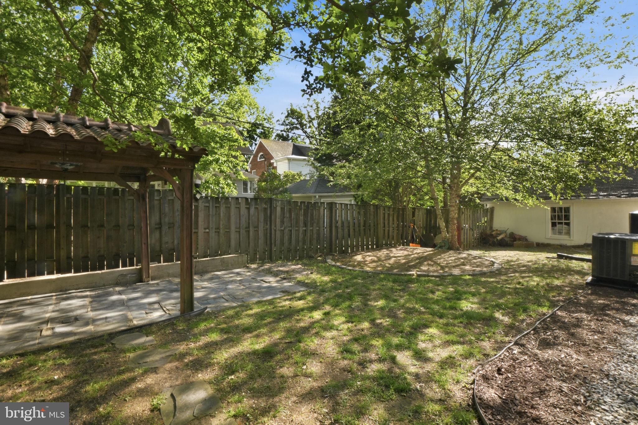 1416 Geranium Street Northwest Washington, DC 20012 - Photo 34 of 39 Fenced Backyard