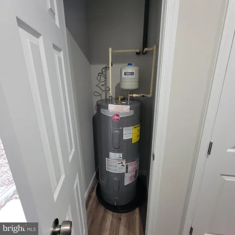 a view of water heater room