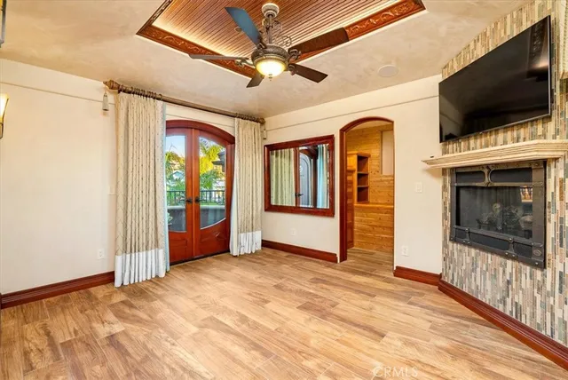 a bathroom with a sink a mirror and a shower