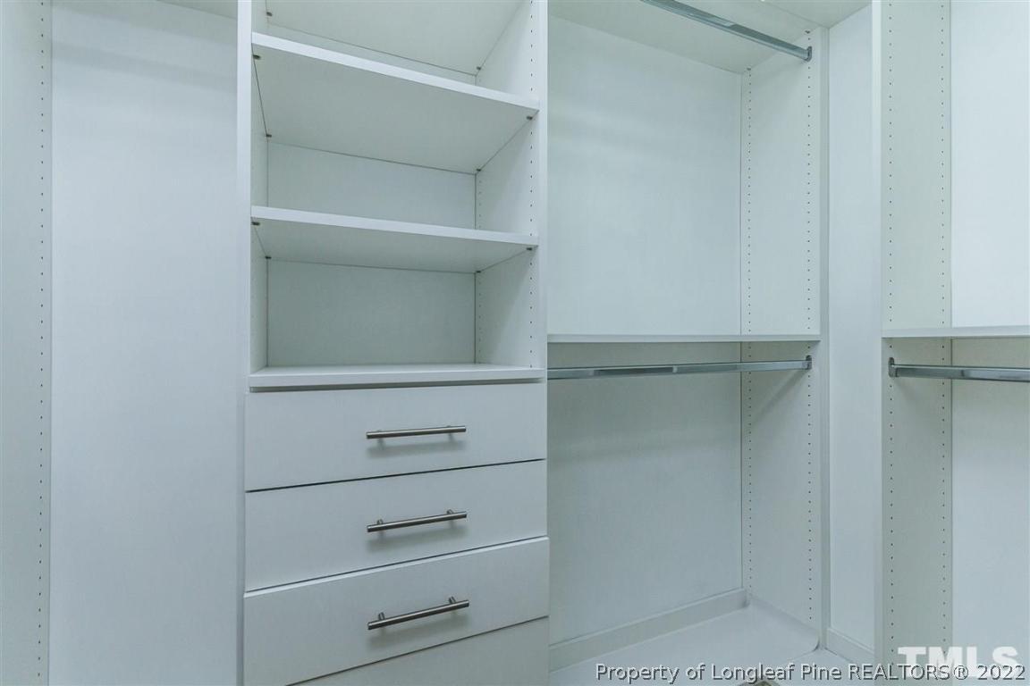 110 Mt Evans Drive Durham, NC 27705 - Photo 19 of 27 a view of an empty walk in closet