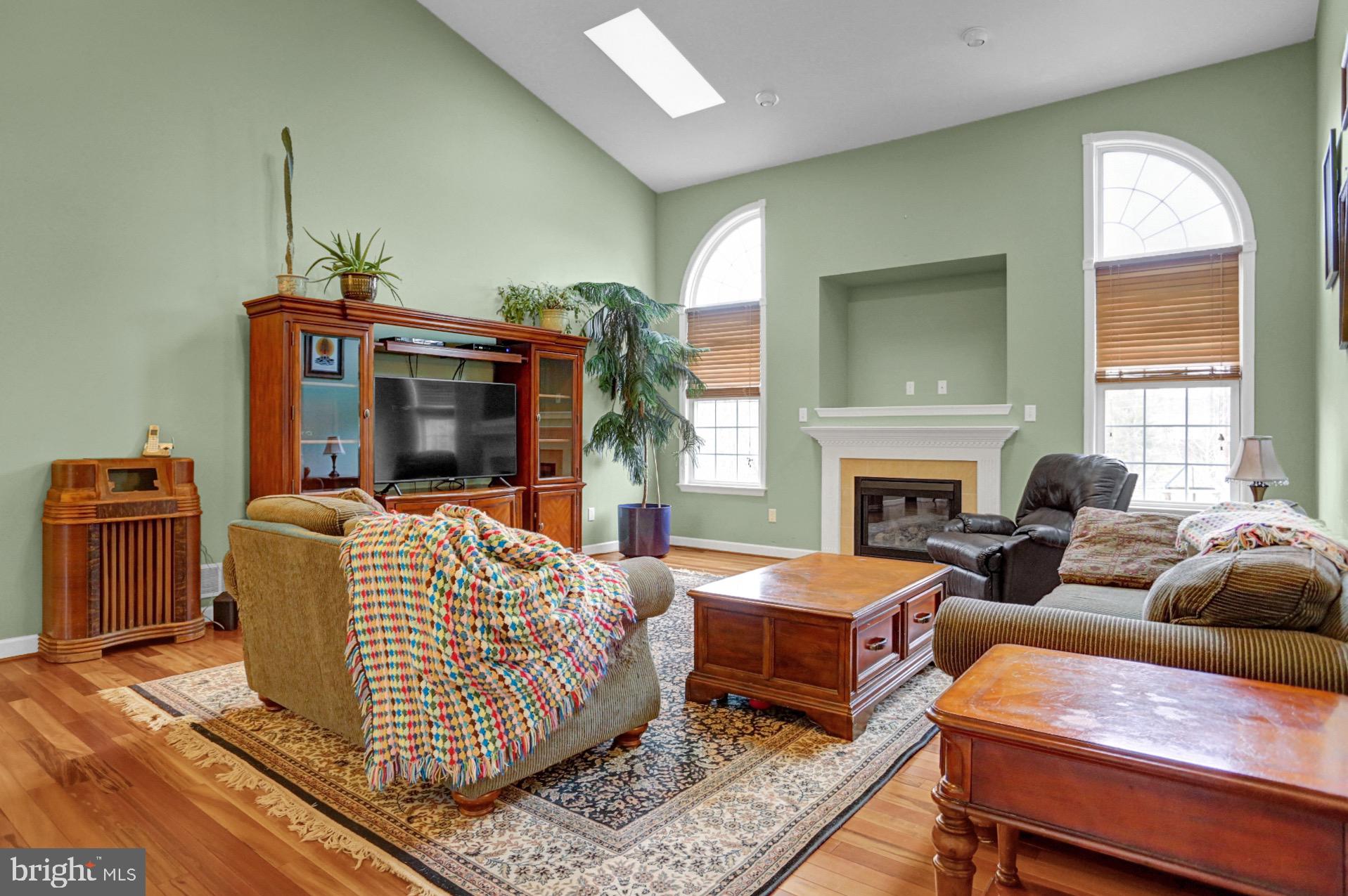 23 Pacific Avenue Reading, PA 19608 - Photo 17 of 38 a living room with furniture a fireplace and a flat screen tv