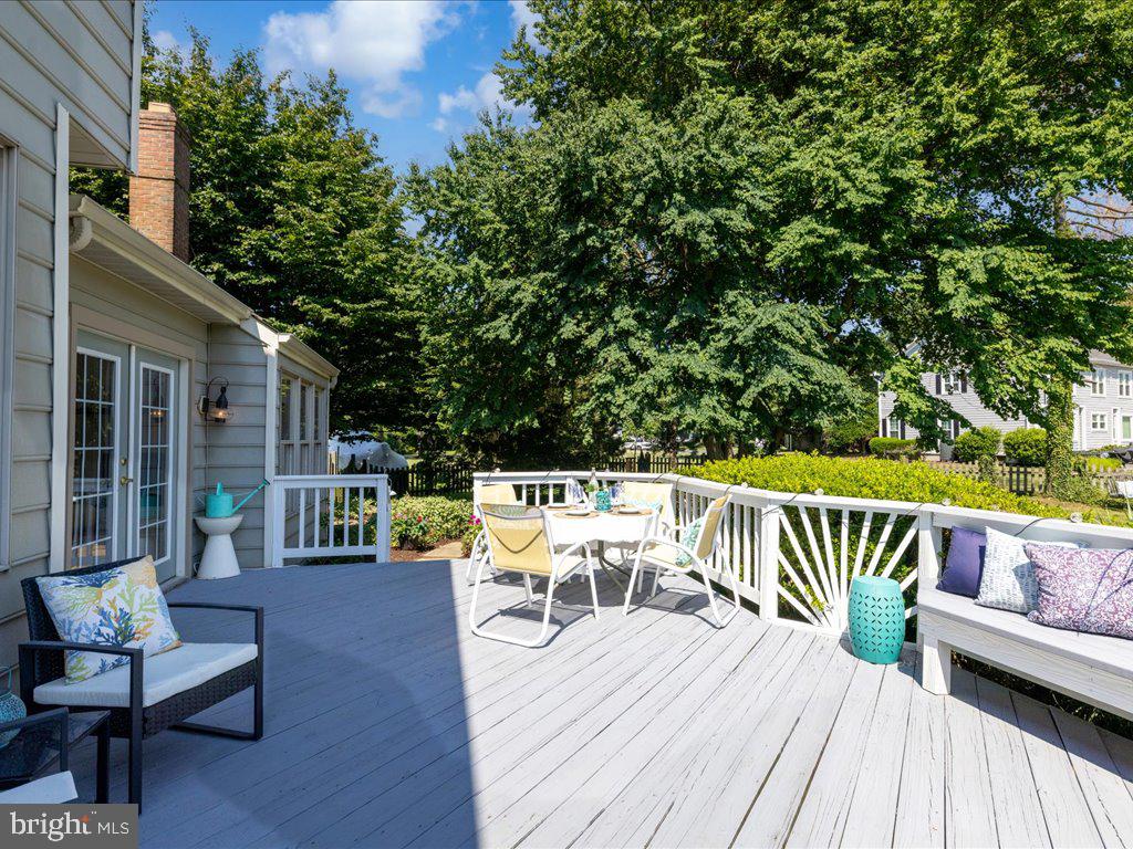 1877 Cherry Road Annapolis, MD 21409 - Photo 31 of 65 Removated deck overlooks gardens