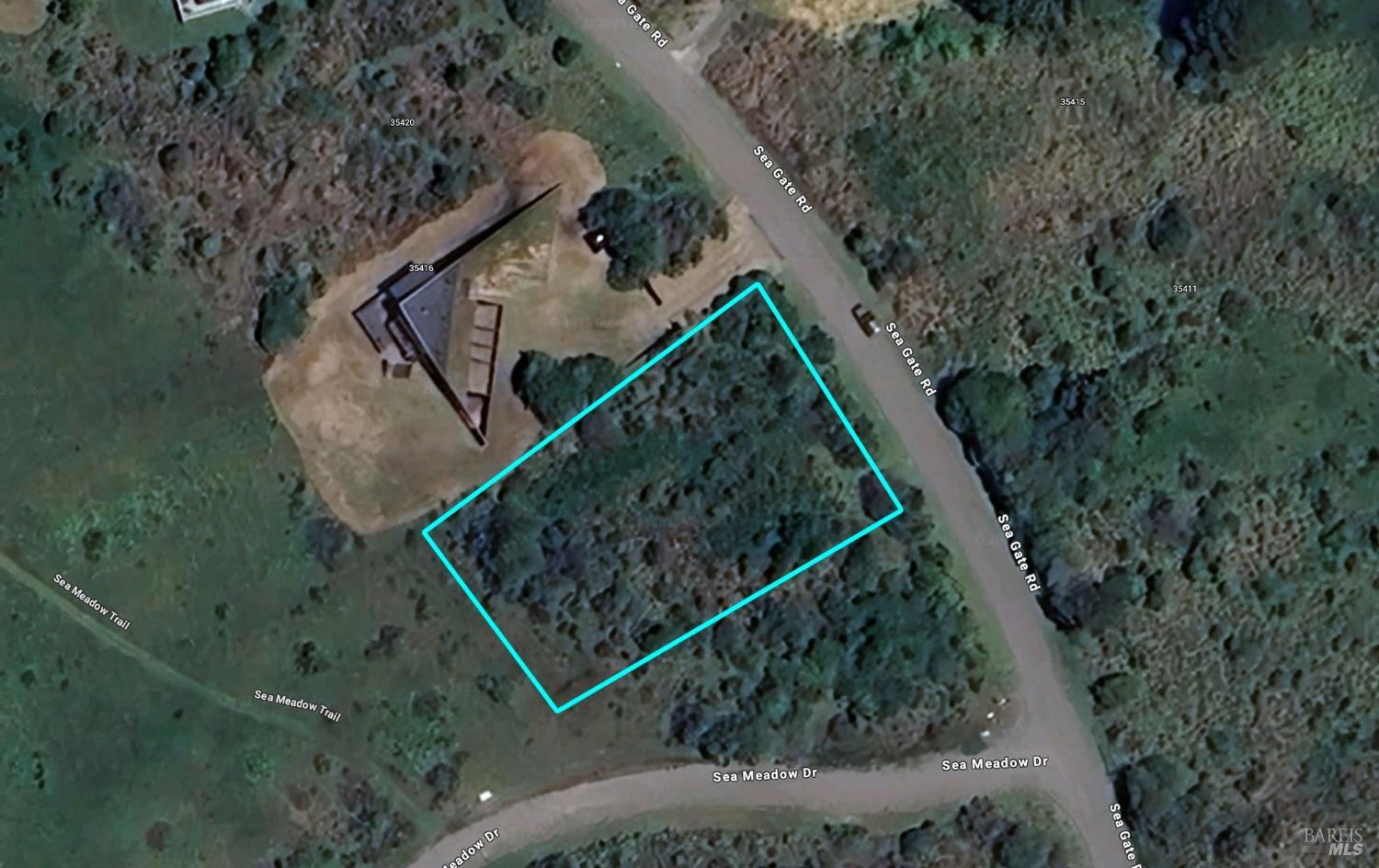 a view of a wooden bridge