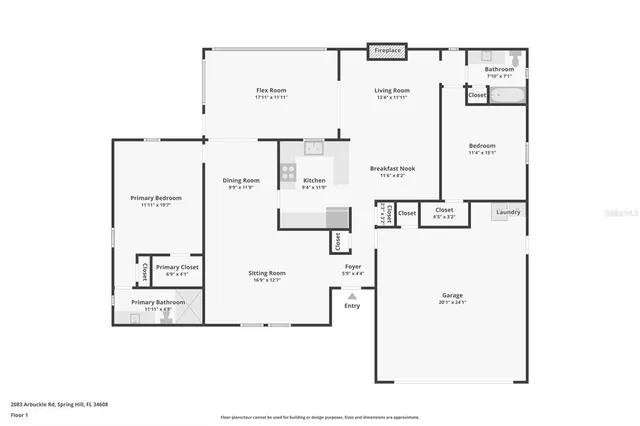 $283,000 | 2083 Arbuckle Road, Spring Hill, FL 34608