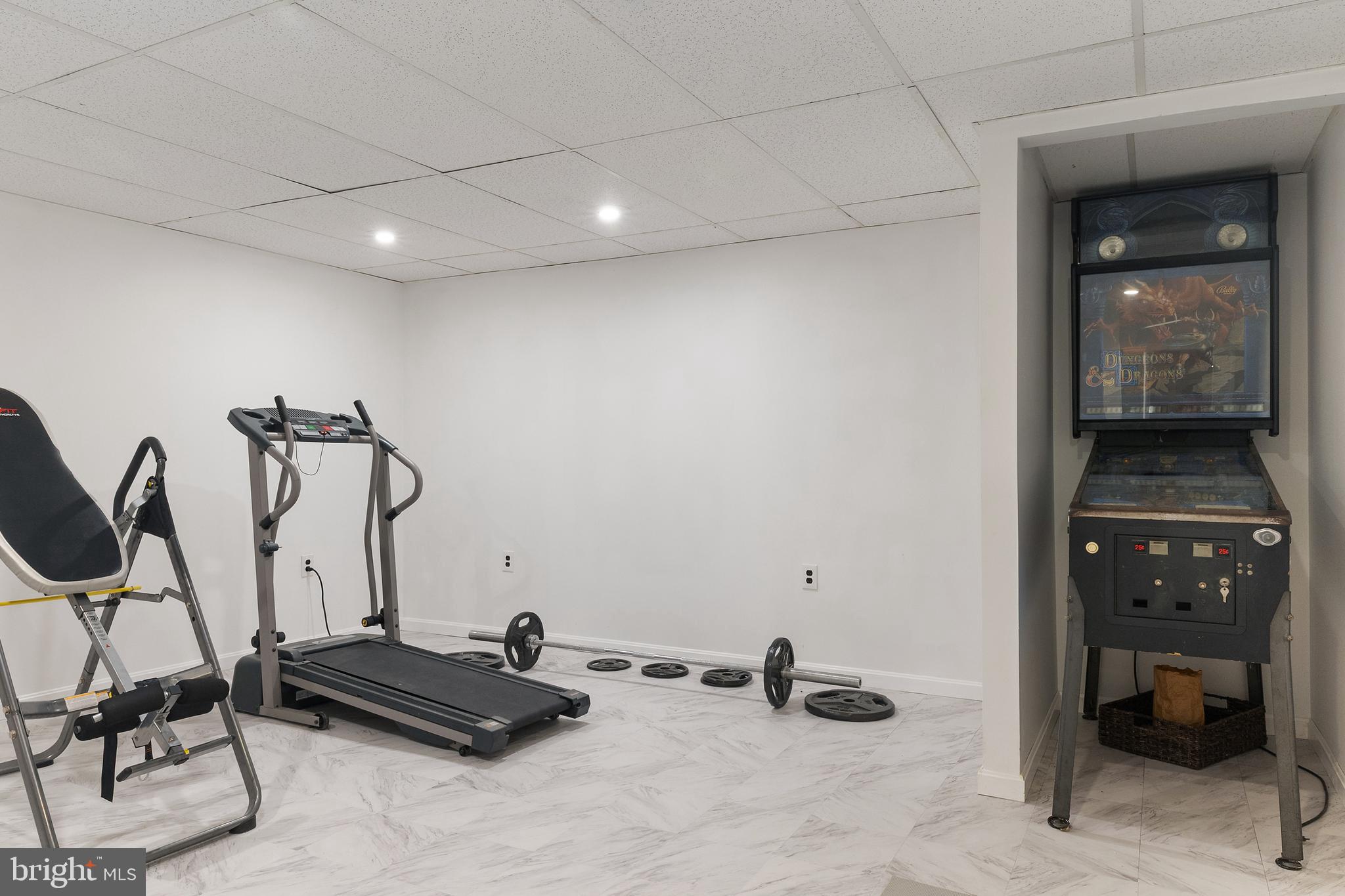 518 Laurel Road Riva, MD 21140 - Photo 21 of 42 a room with gym equipment and large mirror
