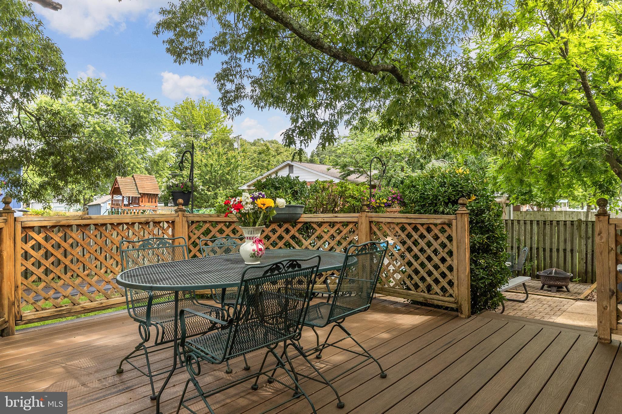 518 Laurel Road Riva, MD 21140 - Photo 25 of 42 a view of balcony with wooden floor and outdoor seating