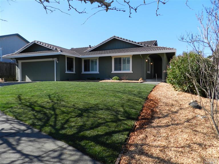 201 El Encanto Way Santa Rosa, CA 95409 - Photo 1 of 1 a front view of a house with garden