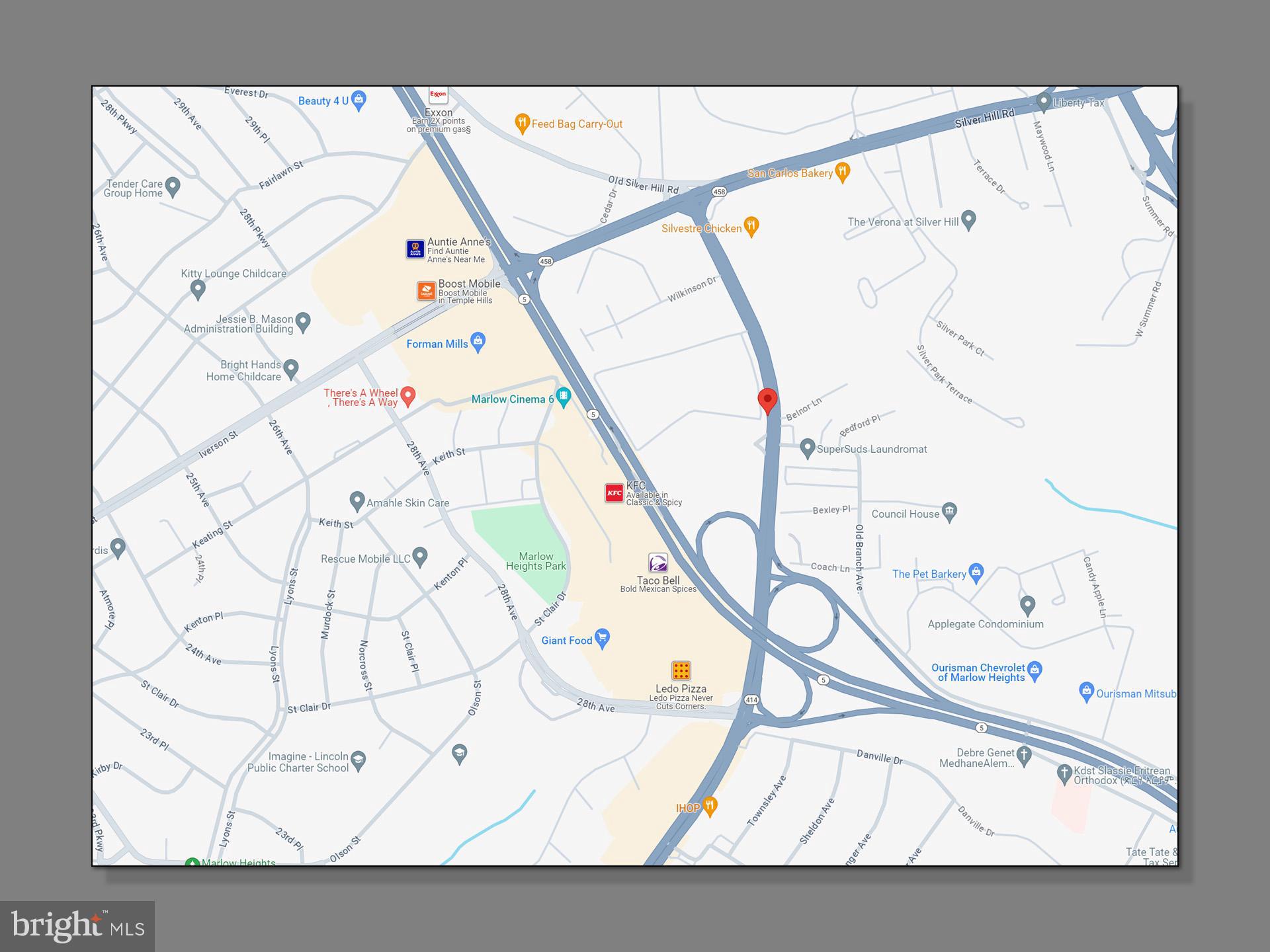 3845 St Barnabas Road, Unit 102 Suitland, MD 20746 - Photo 40 of 40 Location map