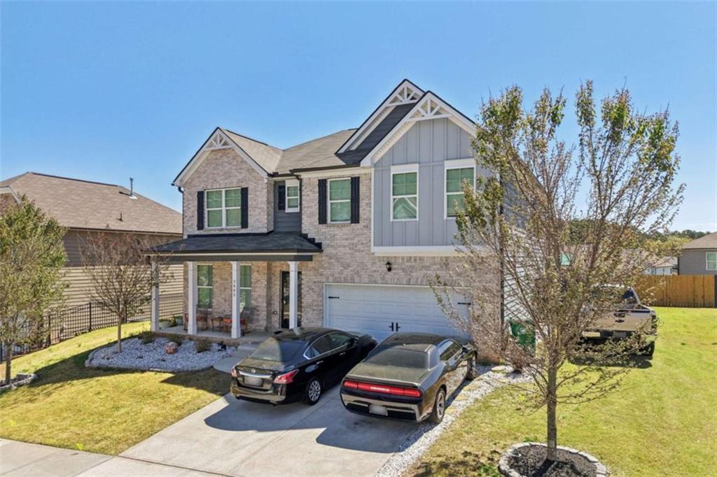 3605 Broadwick Lane Lithonia, GA 30038 - Photo 25 of 41 a front view of a house with parking