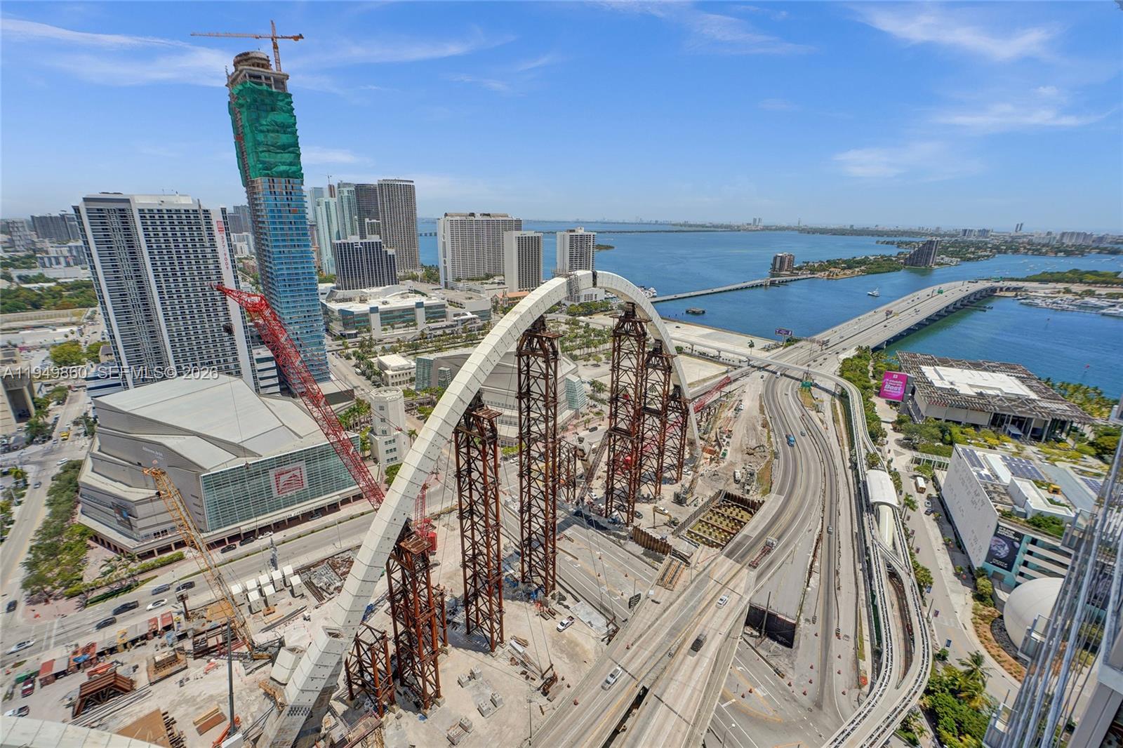 1100 Biscayne Boulevard, Unit 3708 Miami, FL 33132 - Photo 35 of 43 a view of a city with an outdoor space