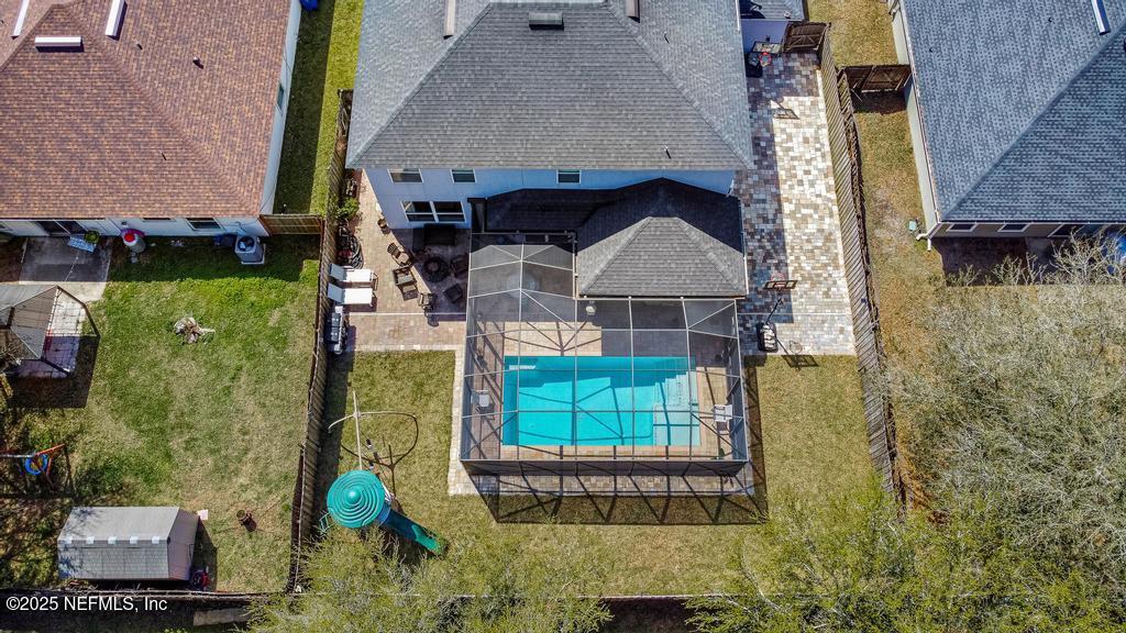 13694 Fish Eagle Drive West Jacksonville, FL 32226 - Photo 54 of 62 an aerial view of a house with swimming pool